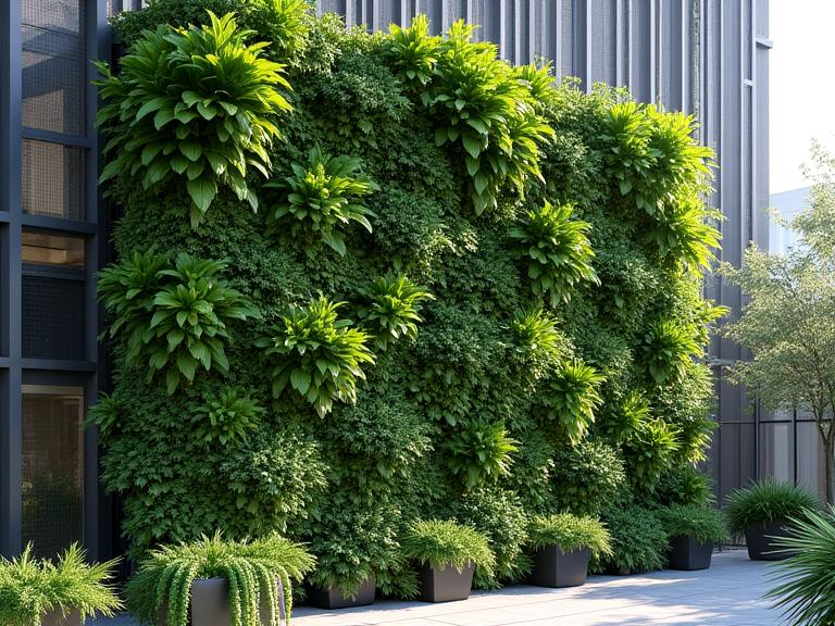 Vertical Garden and Green Wall Urban Gardening